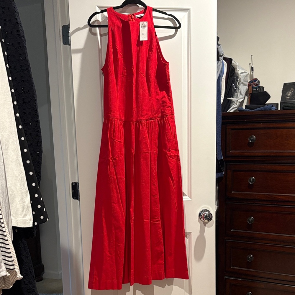 Abercrombie & Fitch Vibrant Red Dress